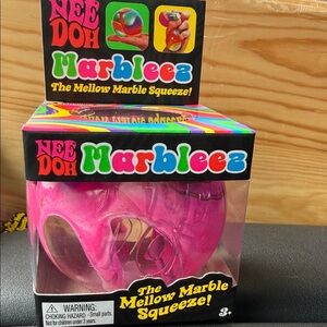 Nee Doh Marbleez Pink Squeeze Toy